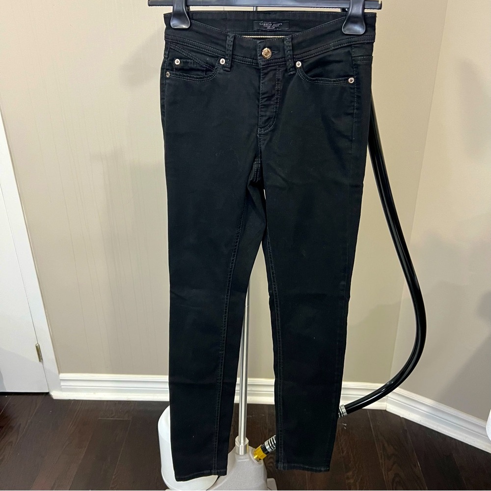 Cambio Jeans 4- skinny Black Jean with Rose Gold Hardware - Perfect Condition